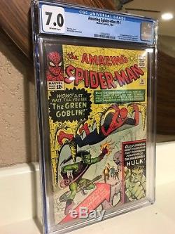 Amazing Spider-Man ASM #14 CGC 7.0 1st Green Goblin New Case