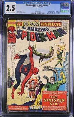 Amazing Spider-Man Annual #1 Marvel Comics 1964 CGC 2.5 1st app Sinister Six
