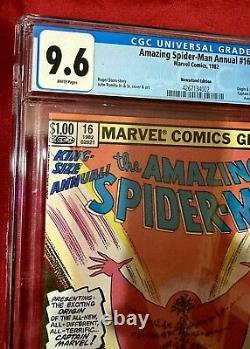 Amazing Spider-Man Annual #16 CGC 9.6 WP Newsstand First Monica Rambeau