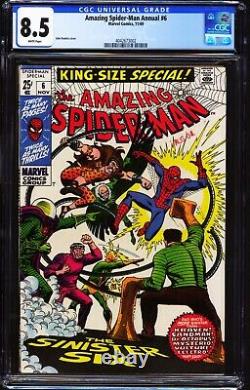 Amazing Spider-Man Annual #6 CGC 8.5 VF+ Sinister Six! HTF