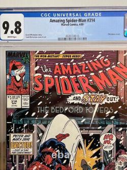 Amazing Spider-Man CGC #314 CGC 9.8! White Pges, Christmas Cvr, McFarlane (1989)