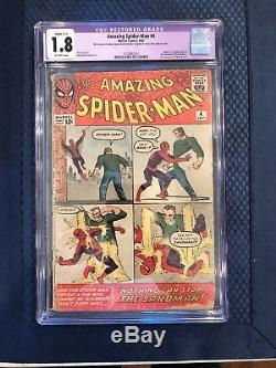 Amazing Spider-Man CGC Silver Age Lot 3,4,6,7,8,10,13,14,46 Stan Lee Ditko