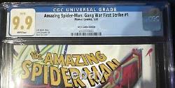 Amazing Spider-Man Gang War-First Strike #1 Bry's Excl- CGC 9.9 Not 9.8