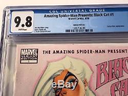 Amazing Spider-Man Presents Black Cat 1 CGC 9.8 J Scott Campbell Variant RARE
