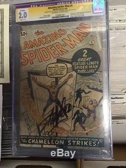 Amazing Spider-man #1 1963 CGC Signature Series 2.0 Restored Karl Kesel Comic