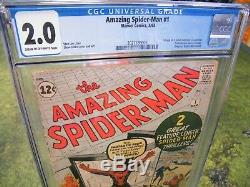 Amazing Spider-man #1 CGC 2.0