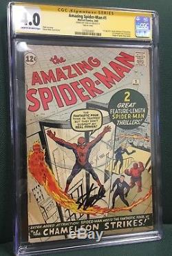 Amazing Spider-man 1 CGC Stan Lee SS