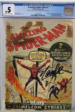 Amazing Spider-man #1 Cgc. 5 Signed Stan Lee