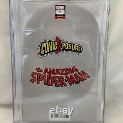 Amazing Spider-man #1 Cgc 9.8 Nm/mt Signed In Blue Ink By Clayton Crain Variant