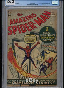 Amazing Spider-man #1 Cgc Graded 3.5 (1963 Marvel) 1st J Jonah Jameson