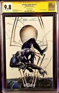 Amazing Spider-man #1 Cgc Ss 9.8 Clayton Crain Variant Marvel Comics 2018 Venom