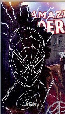 Amazing Spider-man 1 Cgc Ss 9.8 Stan Lee Sketch Horn Gamestop Original Art 1/15
