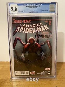 Amazing Spider-man #10 Cgc 9.6 1st Print 1st App Spider-punk (2015) Marvel Nm