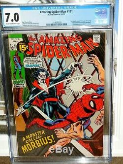 Amazing Spider-man 101 Cgc 7.0 First Appearance Of Morbius Movie Soon