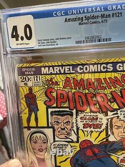 Amazing Spider-man 121. CGC 4.0. Death Of Gwen Stacy
