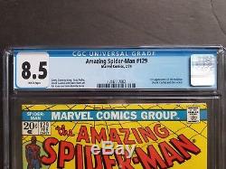 Amazing Spider-man #129 1st Punisher Cgc 8.5 (vf+) Homecoming Netflix