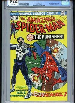 Amazing Spider-man #129 CGC 9.2 White Pages 1st Punisher