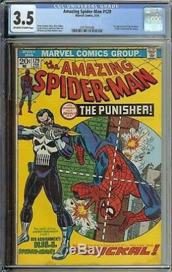 Amazing Spider-man #129 Cgc 3.5 1st App Punisher Frank Castle The Jackal