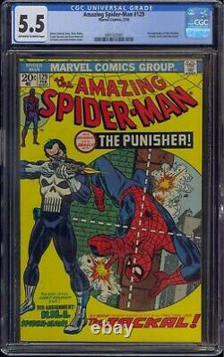 Amazing Spider-man #129 Cgc 5.5 1st Punisher