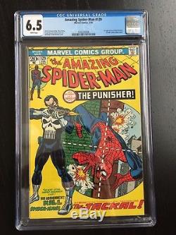 Amazing Spider-man #129 Cgc 6.5 (1st App Punisher) White Pages