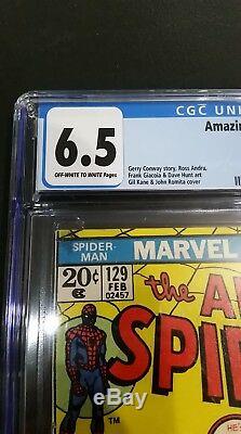 Amazing Spider-man #129 Cgc 6.5 First Appearance Of Punisher