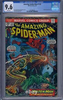 Amazing Spider-man #132 Cgc 9.6 Molten Man John Romita White Pages