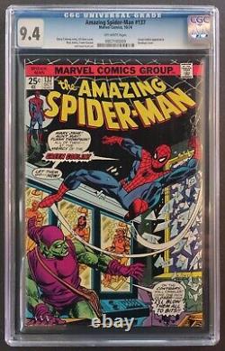 Amazing Spider-man #137 Cgc 9.4 Marvel Comics 1974 Green Goblin Appearance