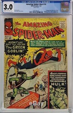 Amazing Spider-man #14 Cgc 3.0 1st Green Goblin
