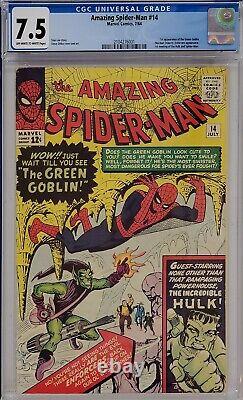 Amazing Spider-man #14 Cgc 7.5 1st Green Goblin