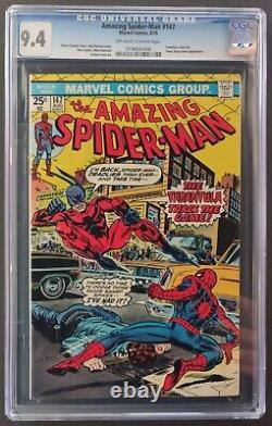 Amazing Spider-man #147 Cgc 9.4 Ow-w Marvel Comics 1975 Tarantula + Gwen Stacy