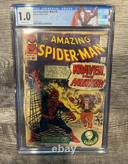 Amazing Spider-man #15 Cgc 1.0 Fr 1964 1st Appearance Of Kraven Marvel Comics
