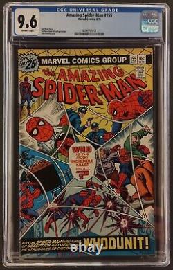 Amazing Spider-man #155 Cgc 9.6 Marvel Comics Apr 1976 John Romita New Cgc Case