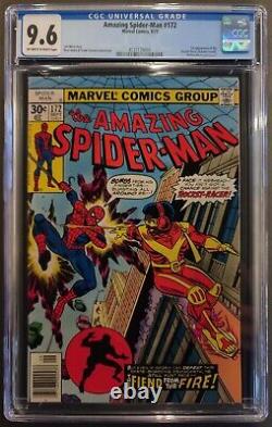 Amazing Spider-man 172 Cgc 9.6 Marvel Comics 1977 1st Rocket Racer New Cgc Case