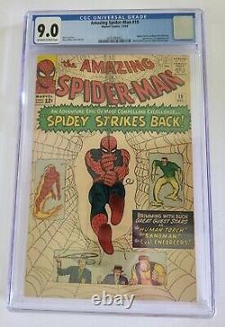 Amazing Spider-man #19 Marvel 1964 CGC 9.0 OW-White pages See pics and link