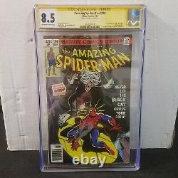 Amazing Spider-man #194 Cgc 8.5 Ss Signed Stan Lee 1st Black Cat