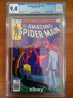 Amazing Spider-man #196 Cgc 9.4 White Pages - Kingpin Cameo! Newsstand! 1979