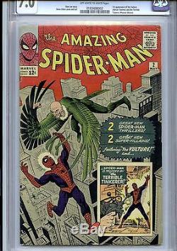 Amazing Spider-man #2 Cgc 7.0 Ow-w