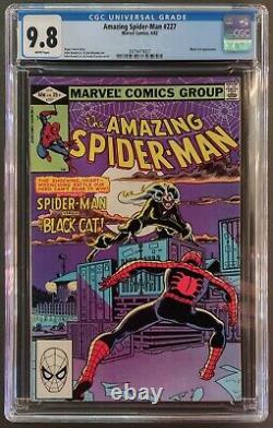 Amazing Spider-man #227 Cgc 9.8 White Pages Marvel Comics Apr 1982 Black Cat