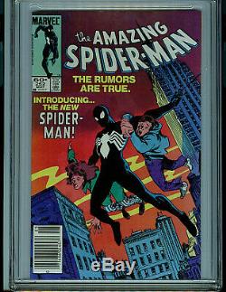 Amazing Spider-man #252 CGC 9.8 NM/MT 1984 Marvel Comics 1st Black Costume K22
