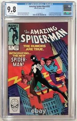 Amazing Spider-man #252 Cgc 9.8(1984 Marvel)1st App Of Black Suit Symbiote