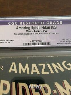 Amazing Spider-man #28 CGC 4.0 Marvel Comics Silver Age Restored