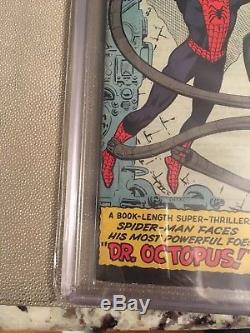 Amazing Spider-man 3 CGC 6.5 OW Pgs. First Doc Octopus Early Marvel Old Label