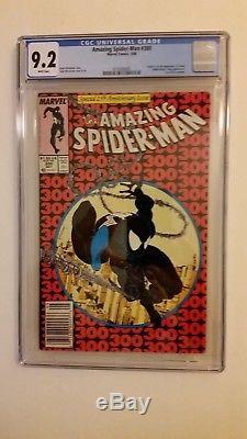 Amazing Spider-man #300 CGC 9.2 White Pages Newsstand Edition 1st Full Venom