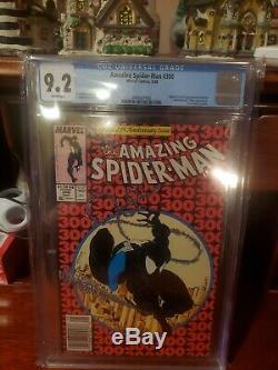 Amazing Spider-man #300 Cgc 9.2 Origin 1st Full Venom Todd Mcfarlane