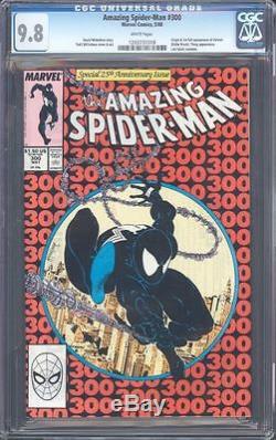 Amazing Spider-man #300 Cgc 9.8 Nm/mt 1st App Of Venom White Pages Mcfarlane