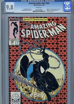 Amazing Spider-man #300 Cgc 9.8 White 1st Full App Of Venom