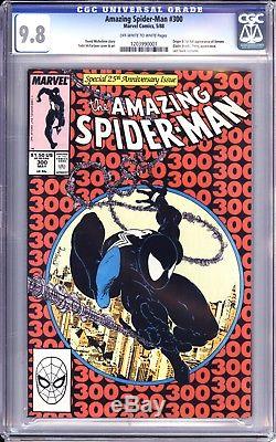 Amazing Spider-man #300 Cgc 9.8 White Pages 1st Full Venom! Todd Mcfarlane