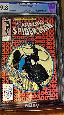 Amazing Spider-man #300 Cgc 9.8 White Pages! Mcfarlane 1st Venom Free Shipping