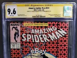 Amazing Spider-man #300 Cgc Ss 9.6 Signed 2x Stan Lee Mcfarlane 1st Venom App