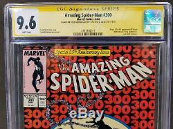Amazing Spider-man #300 Cgc Ss 9.6 Signed 2x Stan Lee Mcfarlane 1st Venom App
